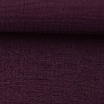 Musselin - Double Gauze -  Jenke Uni Bordeaux by Swafing